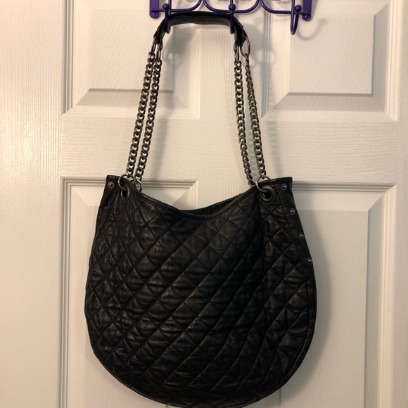 Paul & Joe Handbags - Paul and Joe Sister leather quilted hobo bag black